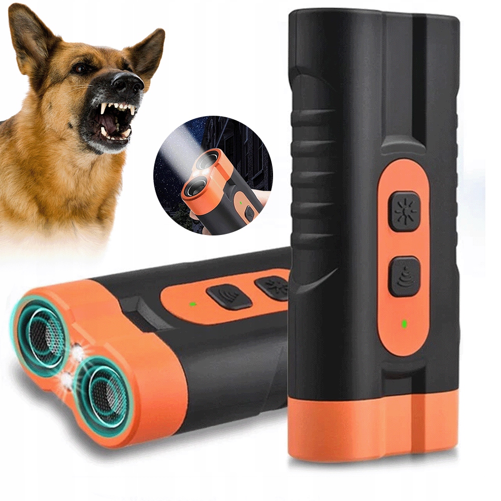 Levně Protištěkání 15-40KHZ Ultrazvukové Zařízení 30FT Oranžový Dosah