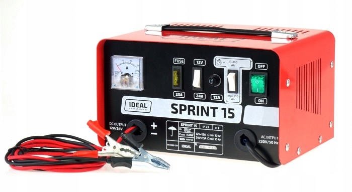 Transformátorový usmerňovač Sprint 15 230V 12-24V Ideal 15A