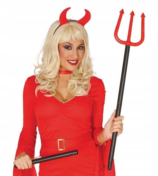 

Widły Czerwone Trójząb Diabła Diabelski 110 CM