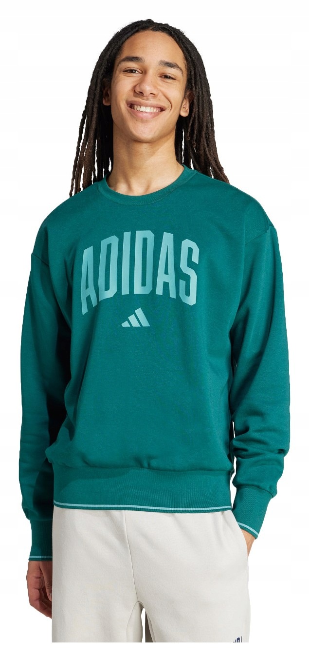 Mikina Adidas Collegiate Sweat zelená JM1733 vel. S