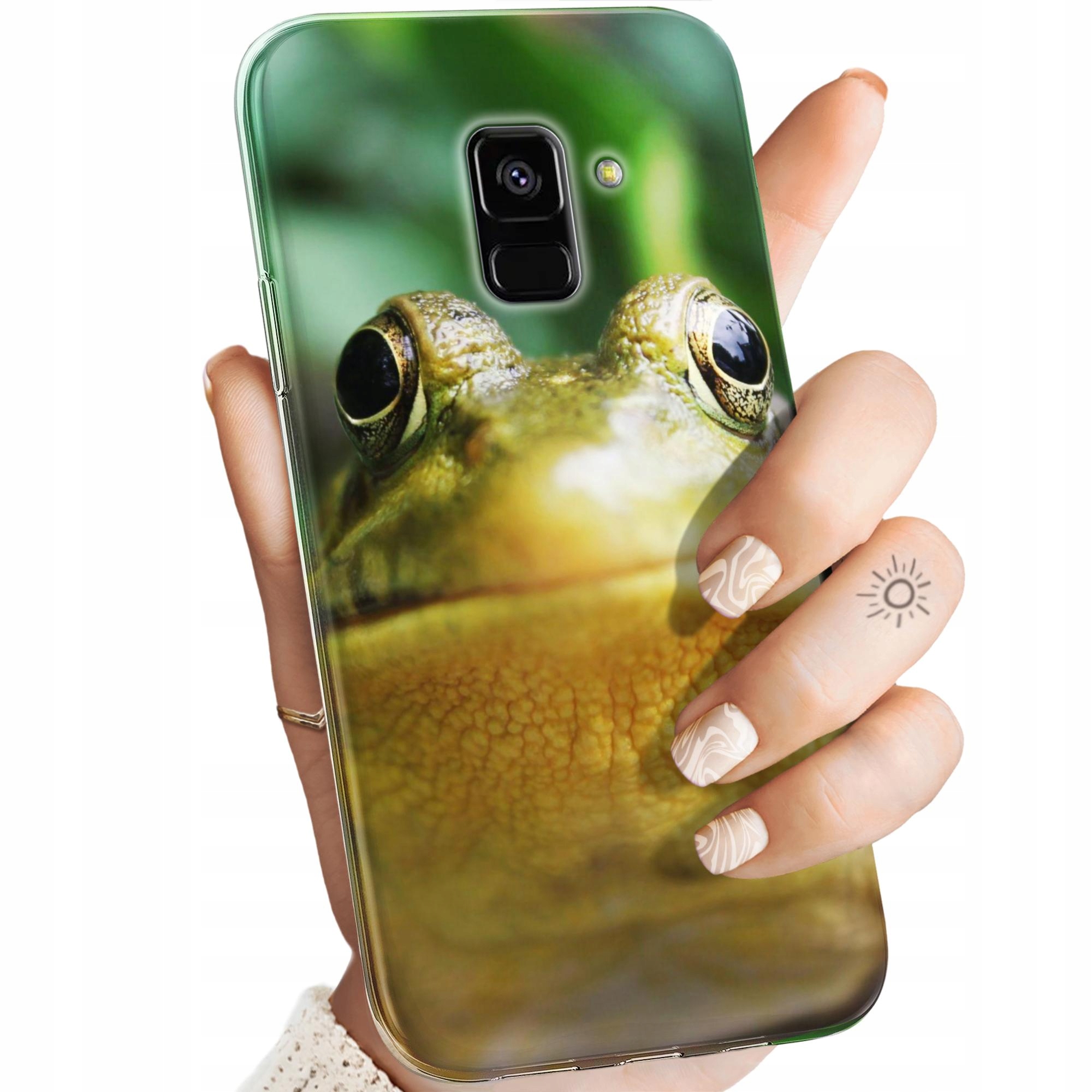 Etui Do Samsung Galaxy A5/A8 2018 Żabka Żaba Frog Obudowa Pokrowiec