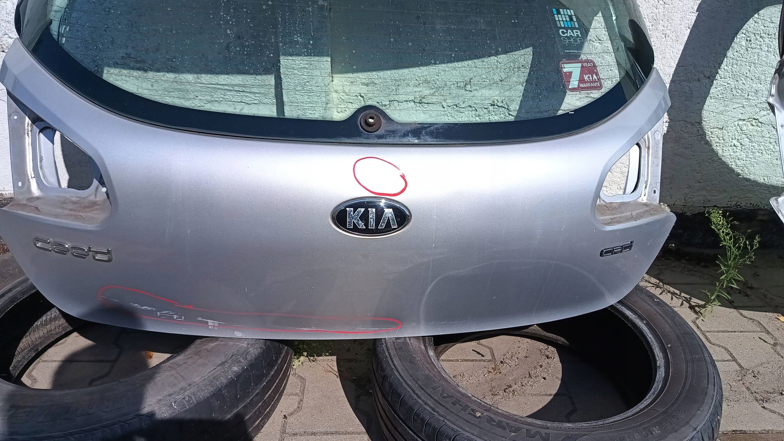 KIA CEED II HB boot door rear + window 9S 2013