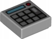 

Lego 3070bpb174 tile 1x4 nadruk j. szary 1 szt N