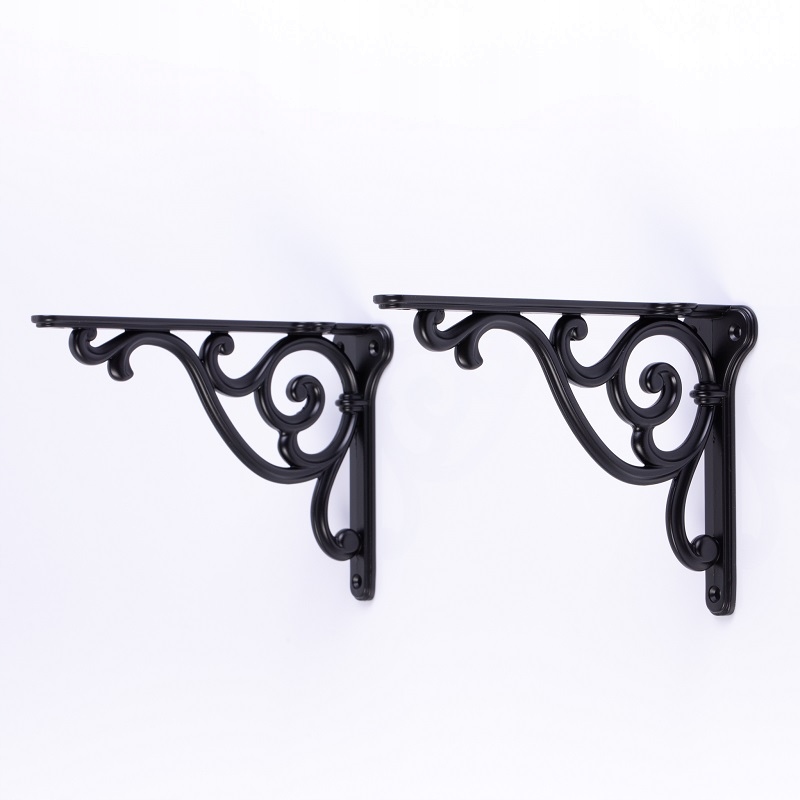 

Wspornik półki kątownik pod półkę czarny mat