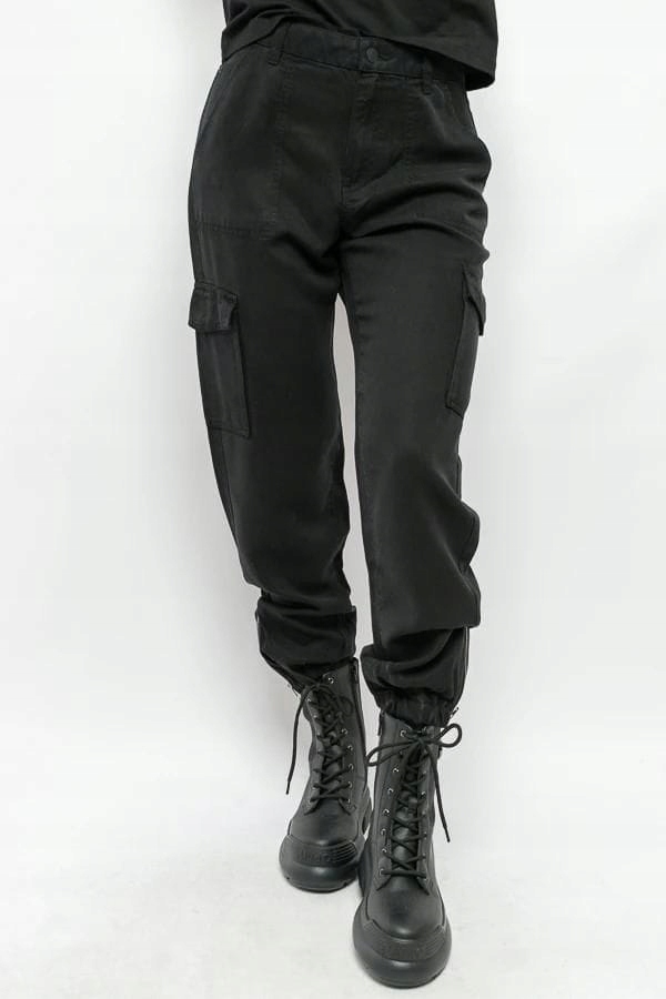 Dámské kalhoty Guess W2GA20 WDX71 černé Pants: 29