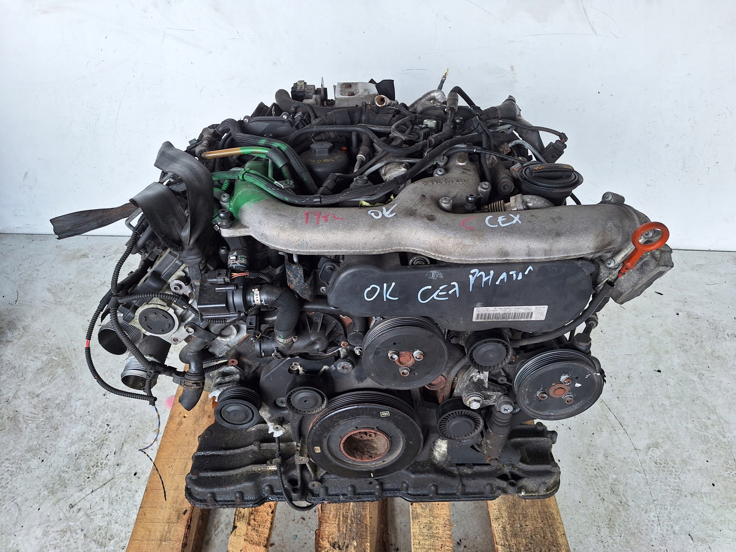VOLKSWAGEN PHAETON 02-11 engine 3.0 V6 TDI 240KM CEX