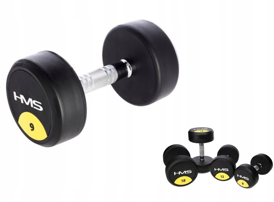 Gumová kulatá činka Hg Pro 9 kg Hms