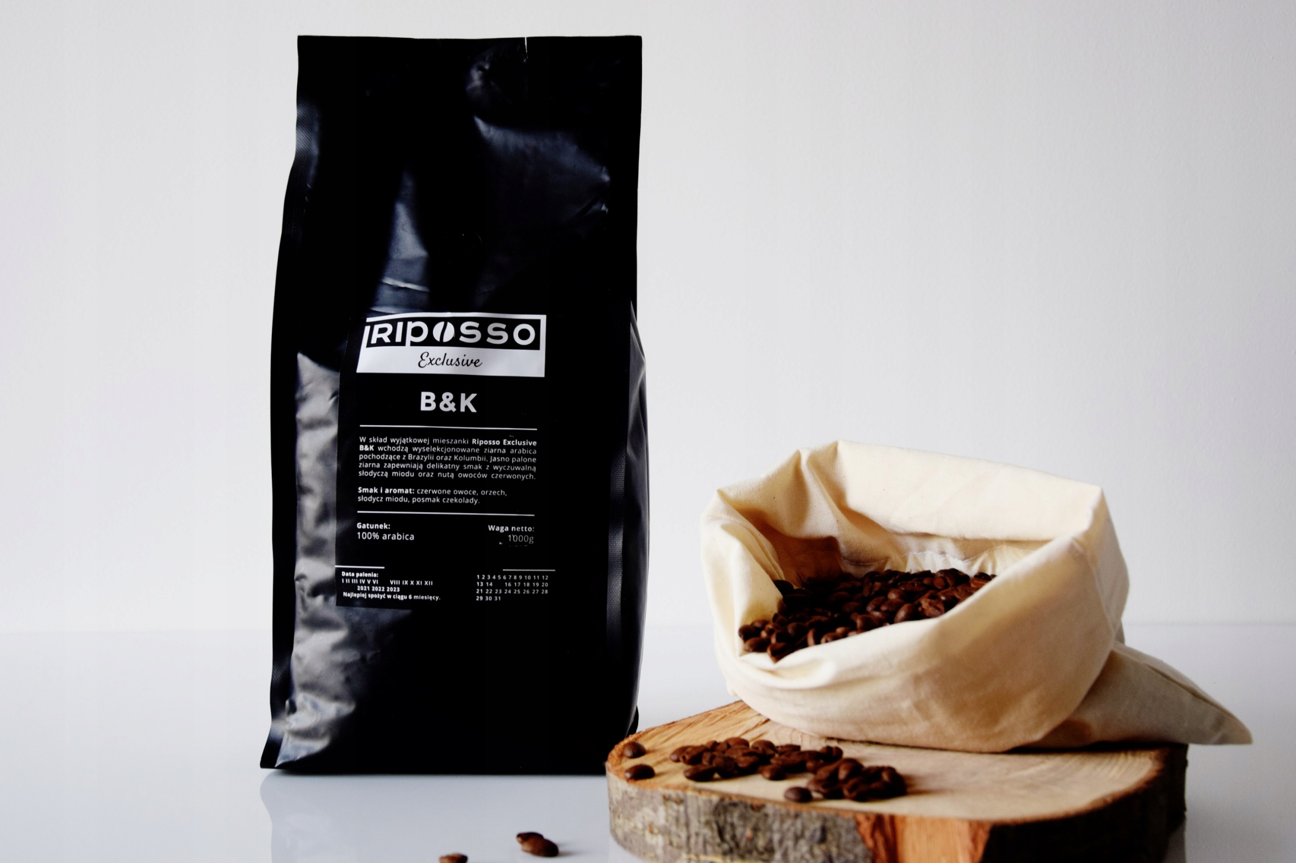 Riposso Exclusive B&k 1kg 100% Arabica Čerstvě Pražená