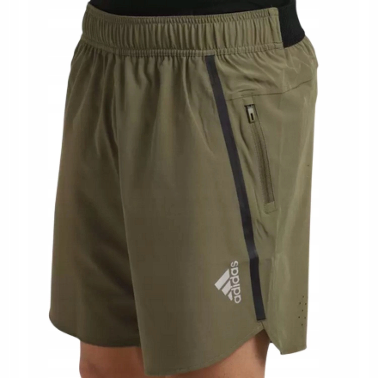 Kraťasy Adidas D4T Und pánské khaki sportovní tréninkové šortky vel.