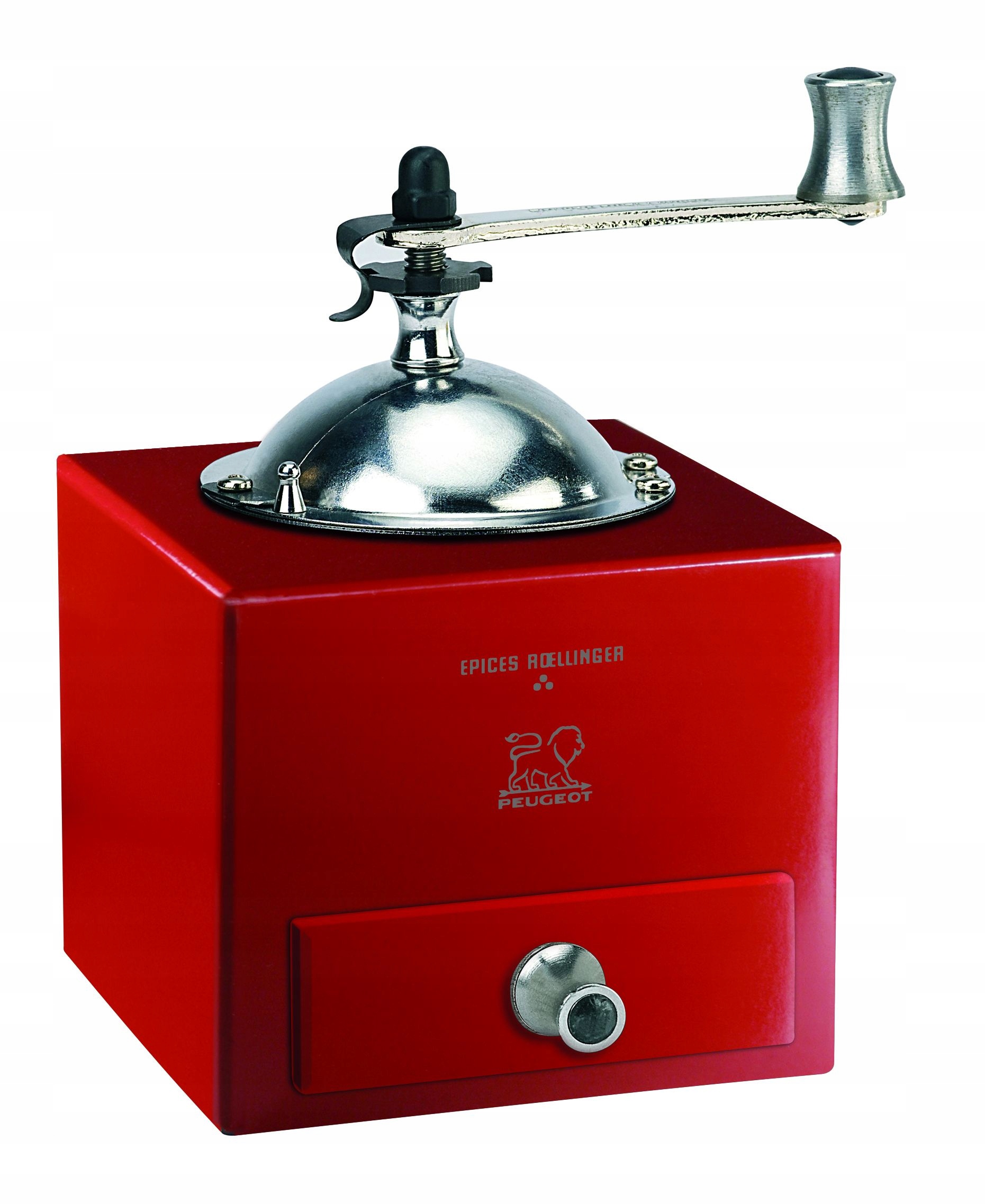 Le Moulin D'olivier Roellinger Mlynček na korenie 13 cm červený Peugeot