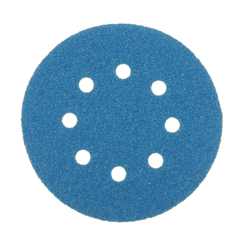 PAPIER ŚCIERNY NA RZEP 125mm p80 Cyrkon z 8 otw Marka inna