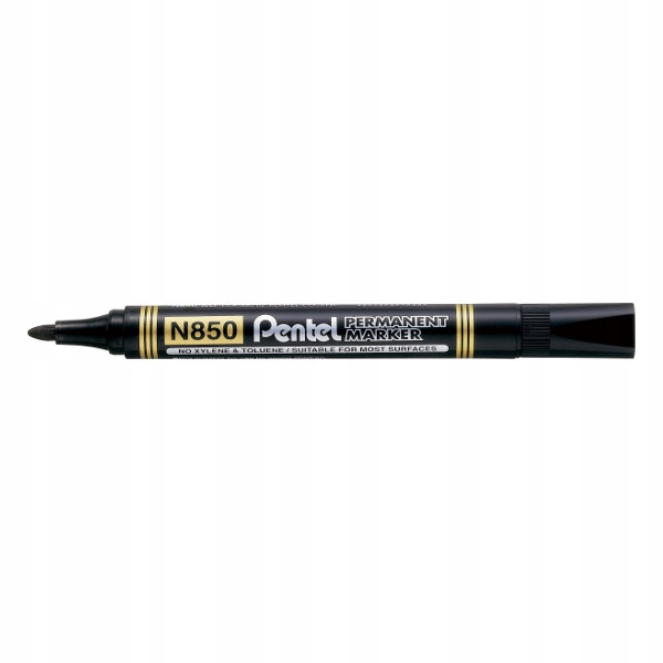 

Marker Permanentny Pentel N850 czarny Okrągła