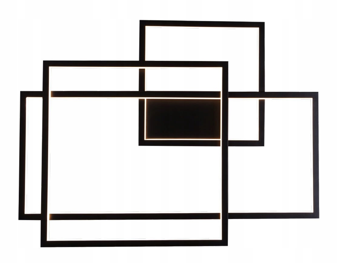 Nástěnná Led lampa Geometric černá MaxLight