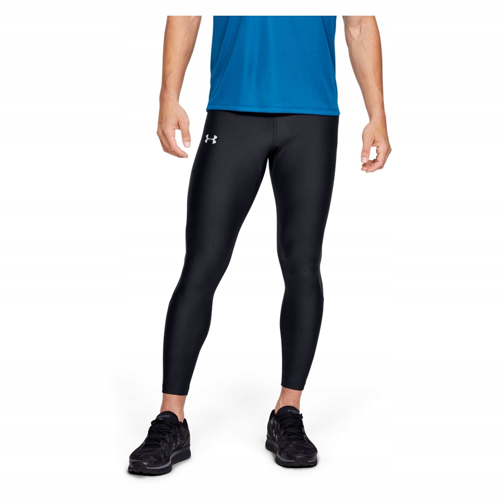 Męskie legginsy termoaktywne Under Armour Speed Stride Tight Czarne Rozm L