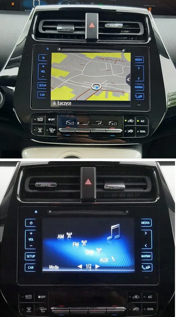 Gps Mapa Toyota Prius (2014-2020) Toyota Touch 2 Go 2025 Usb flash disc
