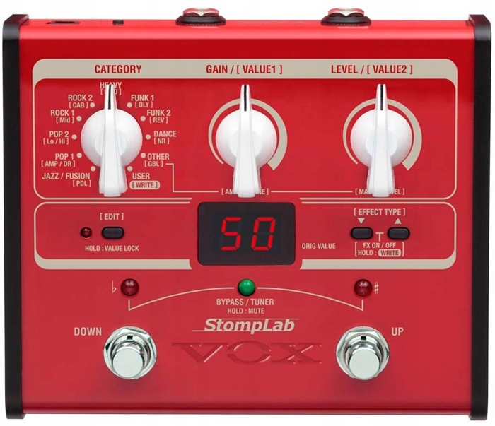 VOX Stomplab 1B multiefekt basowy