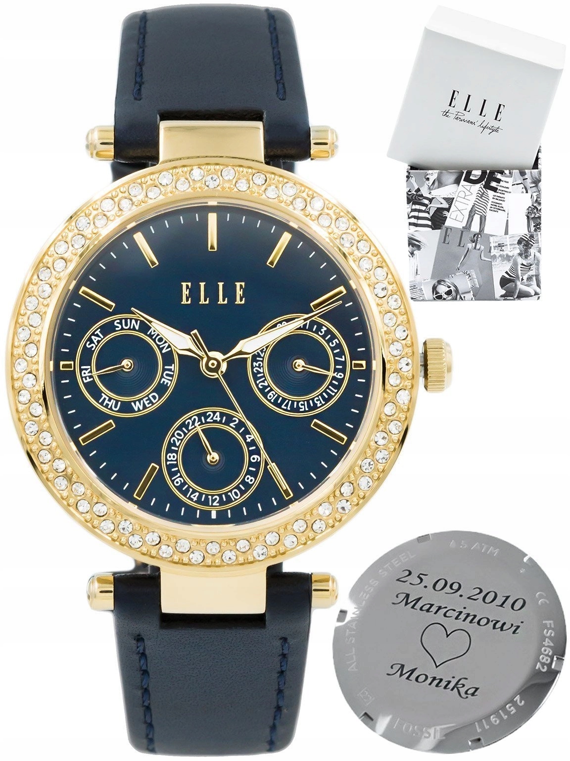 Dámské Hodinky Elle ELL23003 Marais Gravírování Bonus