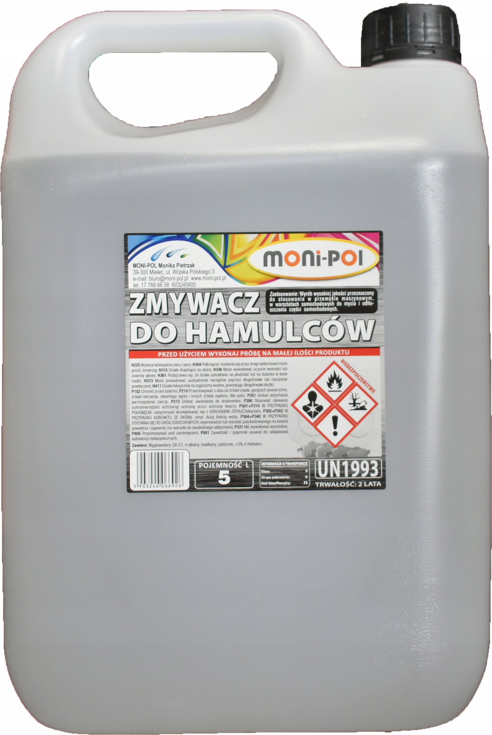 

Zmywacz Do Czyszczenia Hamulców 5 L