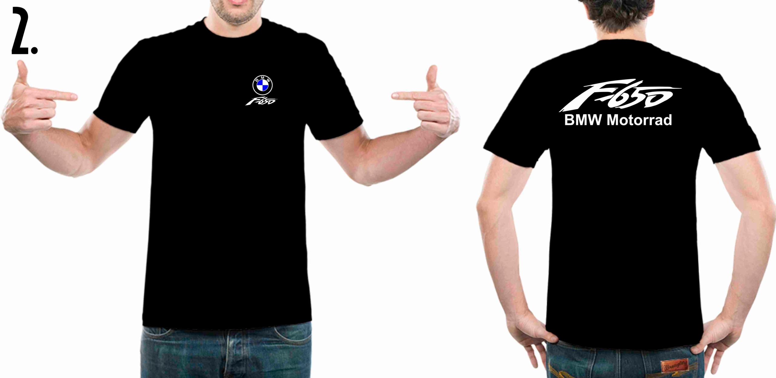 T-shirt koszulka motocyklowa BMW F650 Producent Fruit of the Loom