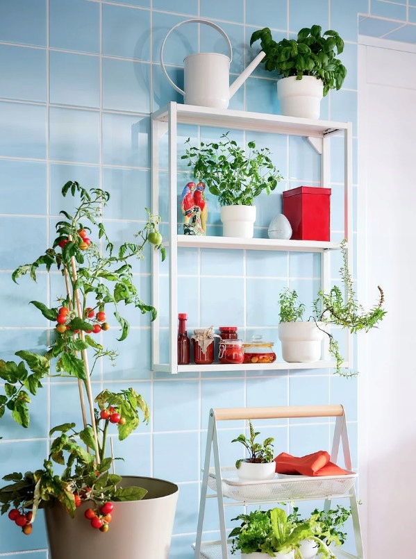 IKEA FORENLIG Osłonka doniczki biała, wys. 10 cm Maks. szerokość 9 cm