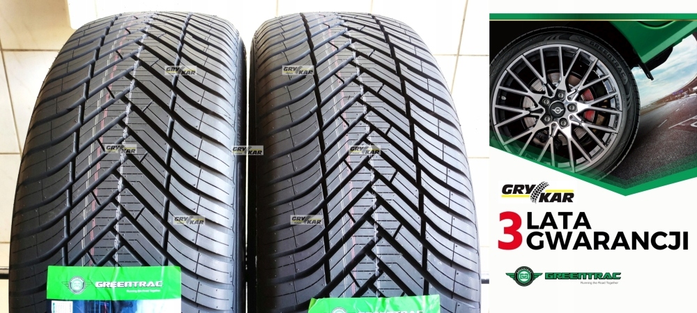 Opony 225/55R17 Greentrac Season Master 2szt. 2025r C/B/71dB 3 lata gwar.
