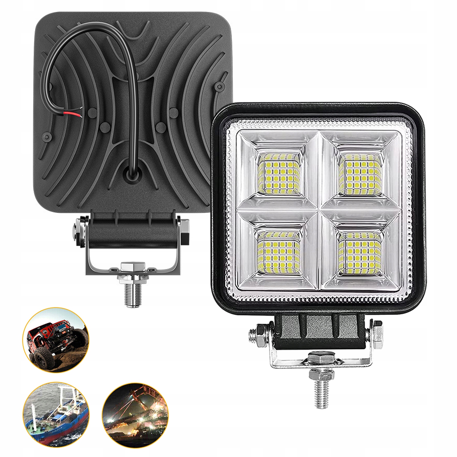 

Lampa Robocza Halogen 64 Led 192W 9-80V IP68 2SZT