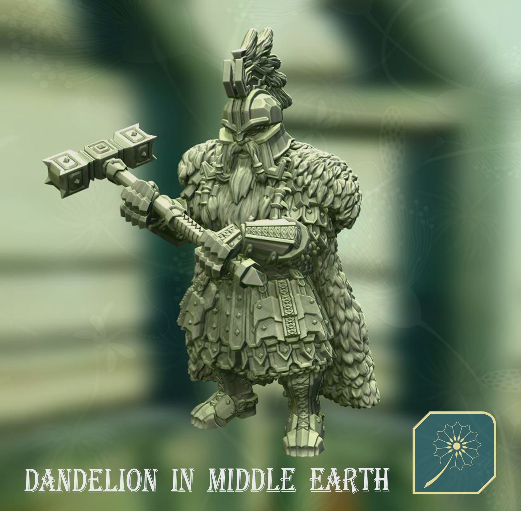 Dwarven King on Metal Mountain #1- DIME