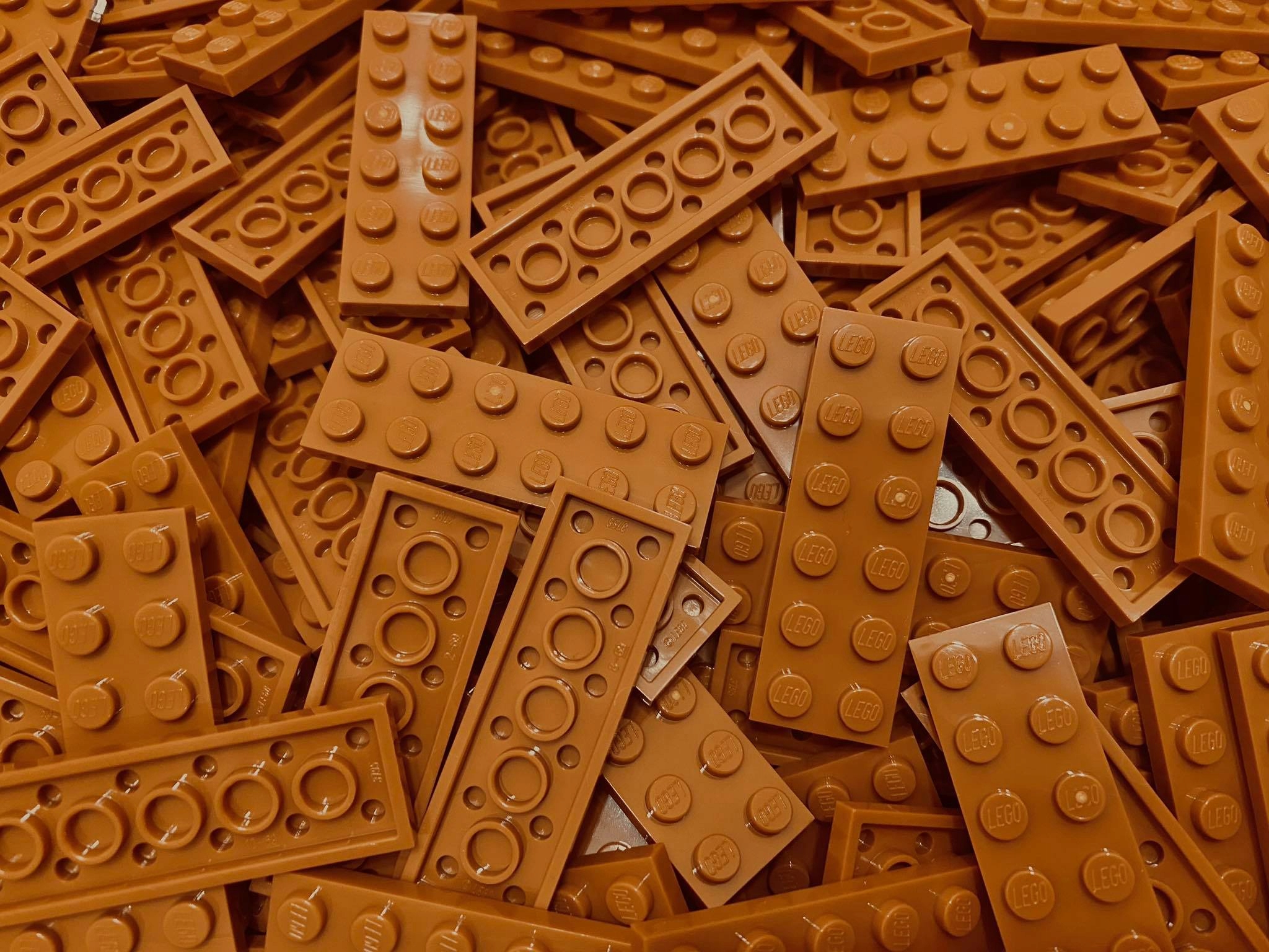 

Lego 3795 plate płytka 2x6 Dark Orange 10 szt Nowe