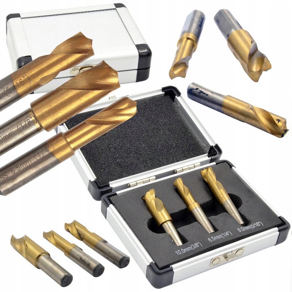 

Wiertła Koronowe Do Zgrzewów I Spawów 6.5; 8; 10mm