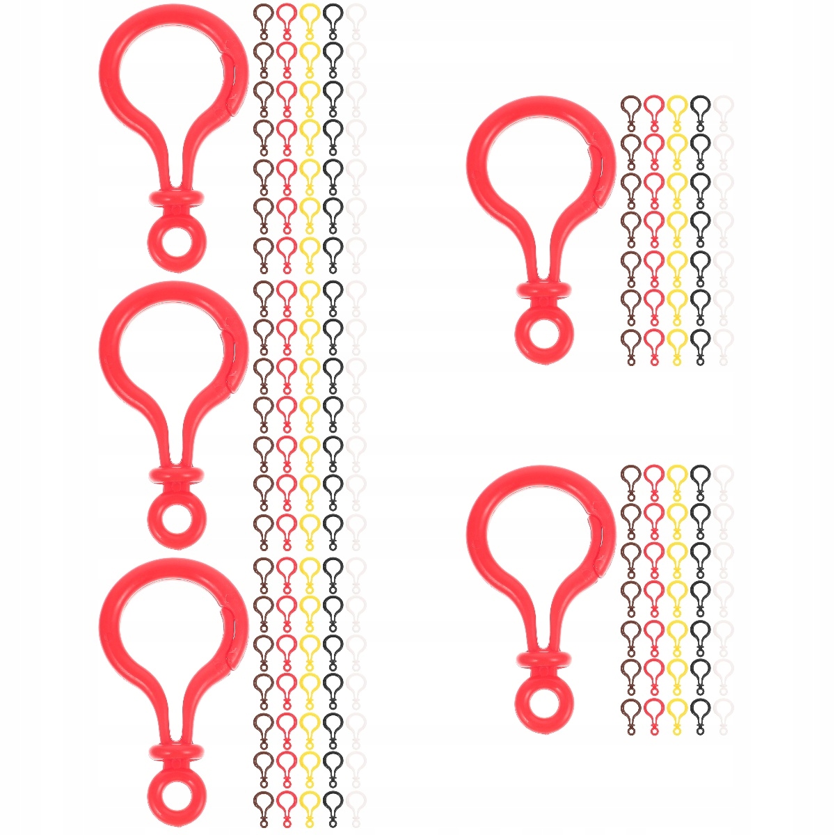 250 шт. Затискачі для ключів Hobot з лобстером