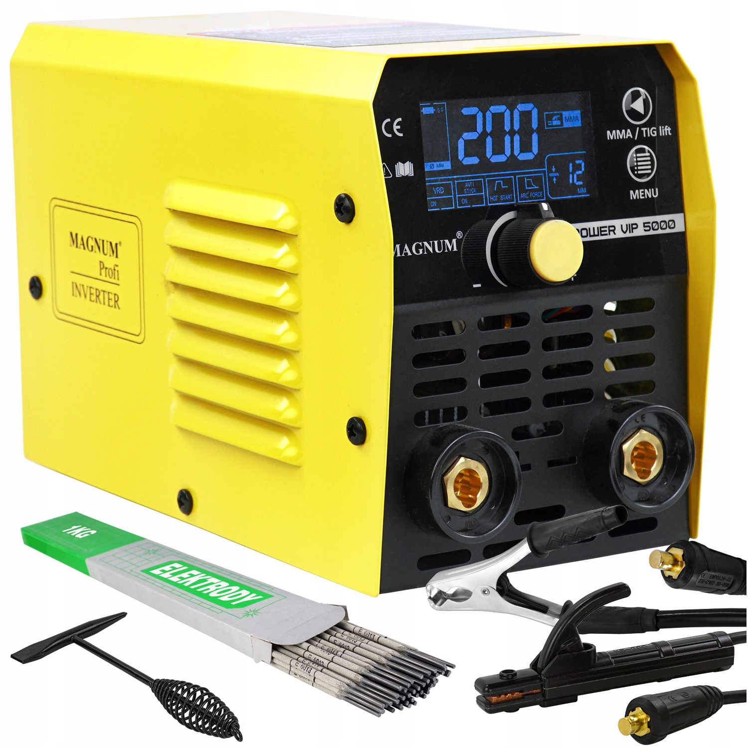 Spawarka Inwerterowa Elektrodowa Magnum Vip 5000 Mma Tig 230V 200A Igbt