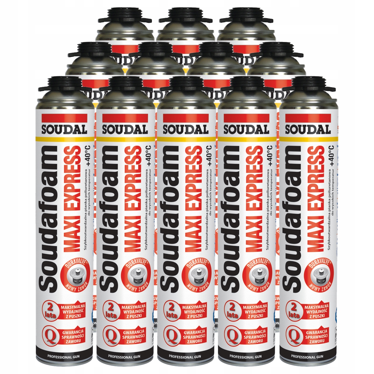 SOUDAL piana pistoletowa MAXI EXPRESS 870ml - 12x