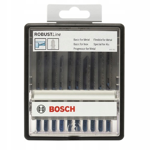 BOSCH ROBUST METAL ZESTAW 10 części