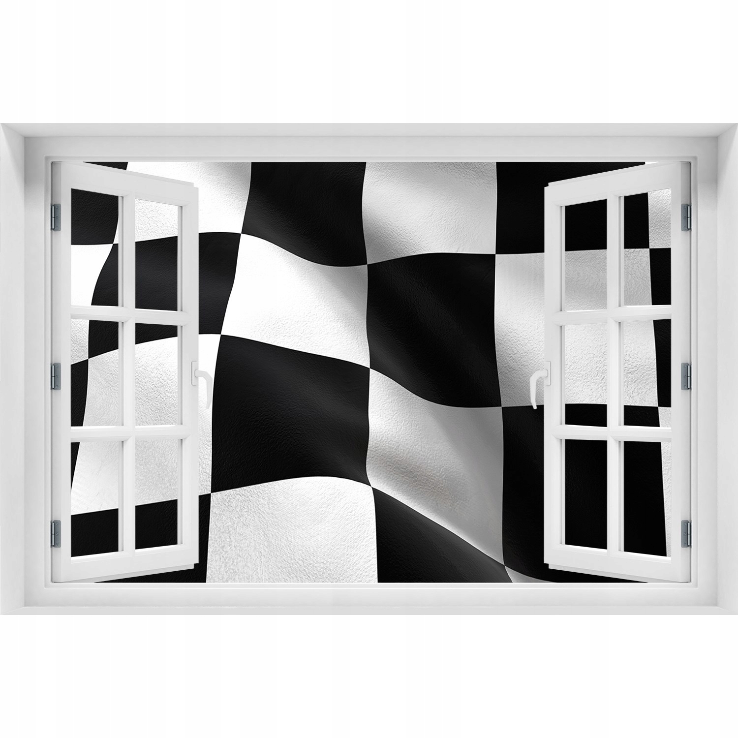 

Samoprzylepna Naklejka na ścianę Flaga mety 90x60