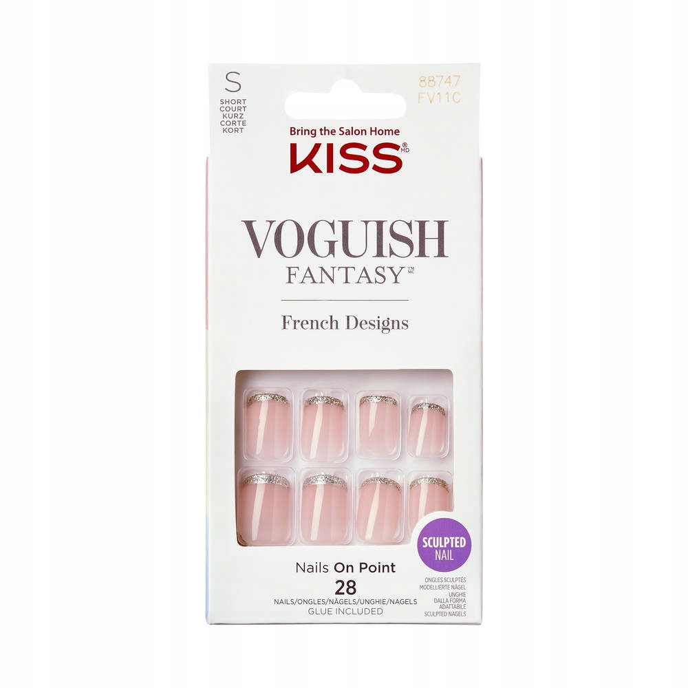 

Kiss sztuczne paznokcie Voguish Fantasy French S