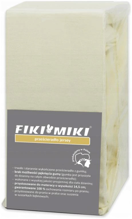 

Prześcieradło Jersey Z Gumką 120x60 100% Bawełna