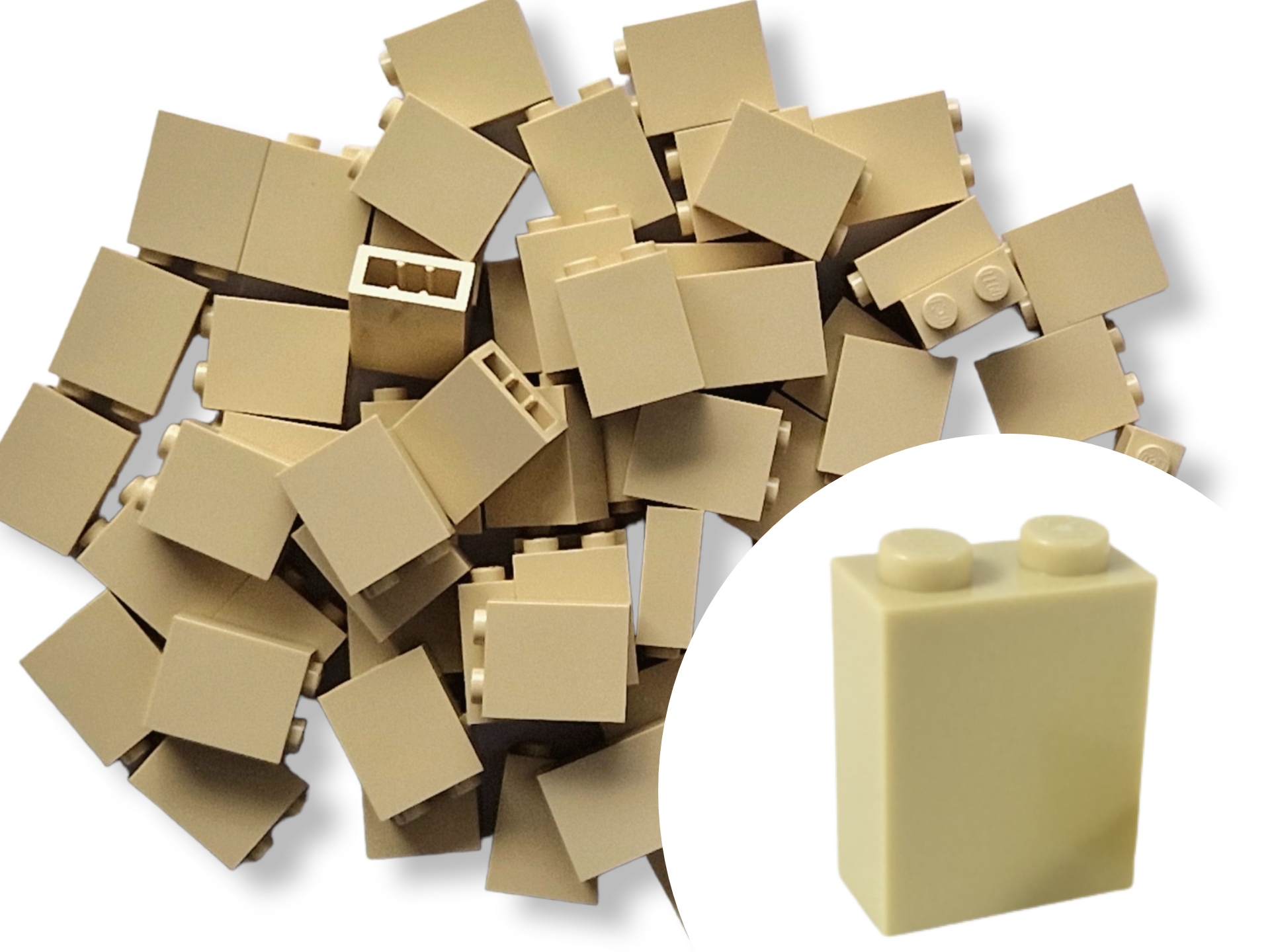 LEGO 3245c Brick 1x2x2 Panel TAN Piaskowy 10 szt