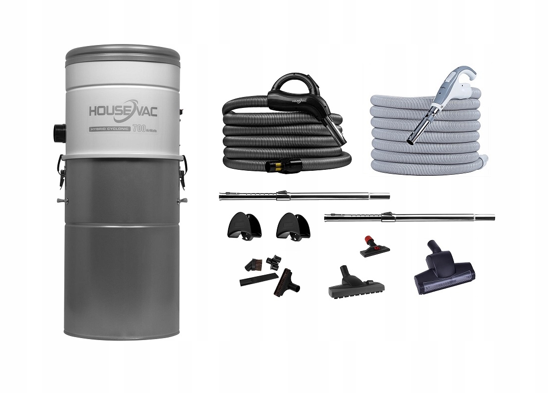 Centrální odtahovač HouseVac se dvěma sadami 9 m