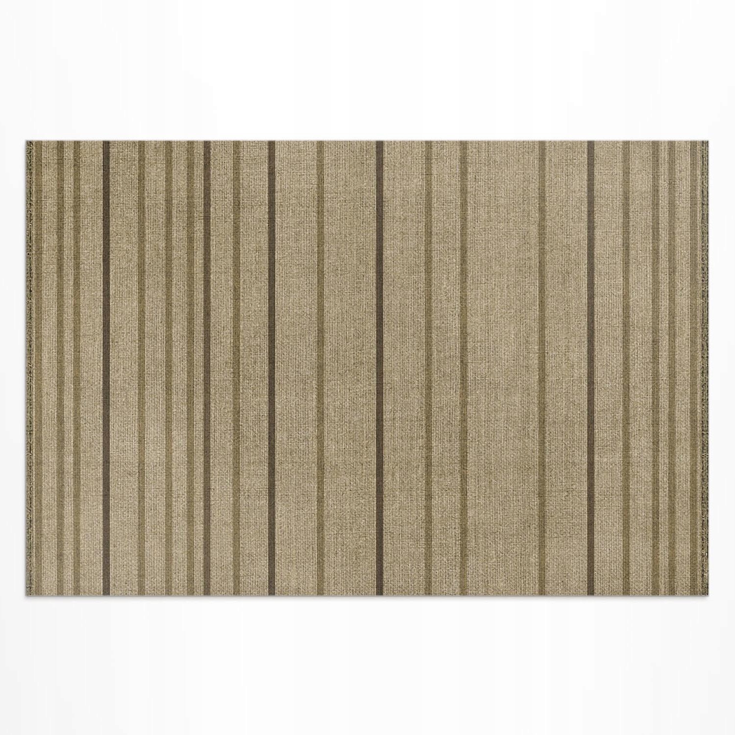 Balkónový vinylový koberec Uv pruhy na tkanine štýl vintage boho 225 x 150 cm