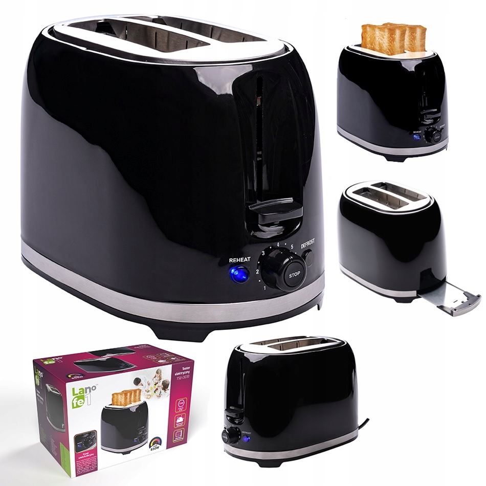 

Mocny Toster Opiekacz Kanapek 7 Poziomów 2 Grzanki