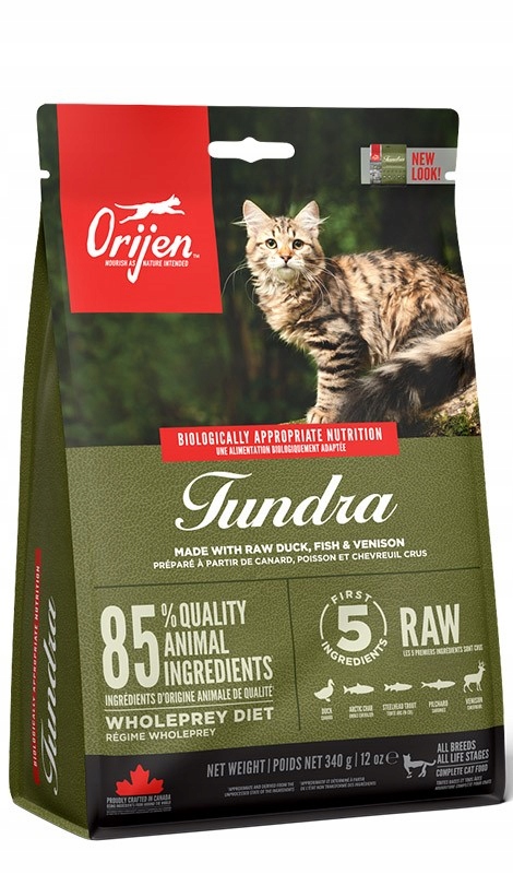 Orijen Cat Tundra sucha karma dla kota 340g