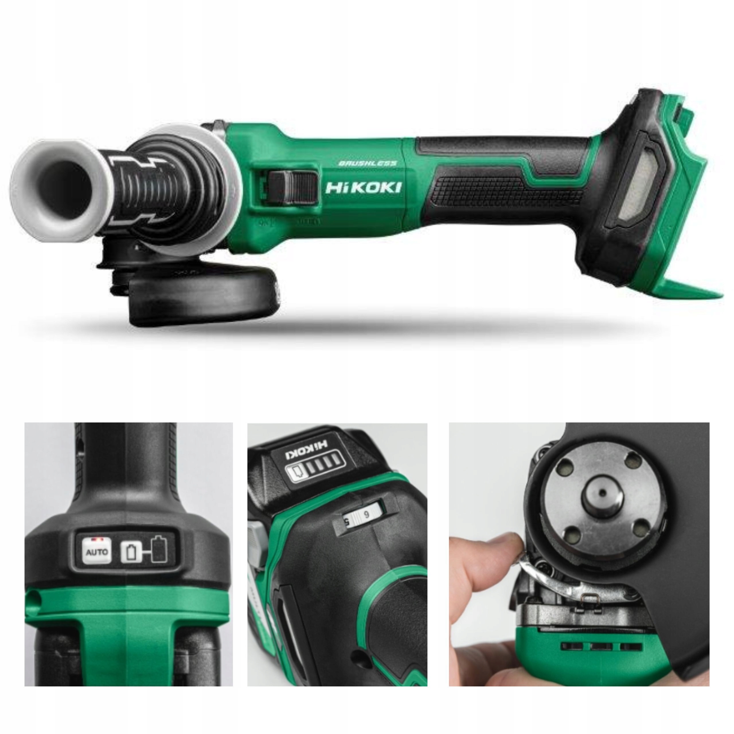 Szlifierka kątowa Bezszczotkowa Hikoki G1813DVE W4Z 125mm regulacją obrotów