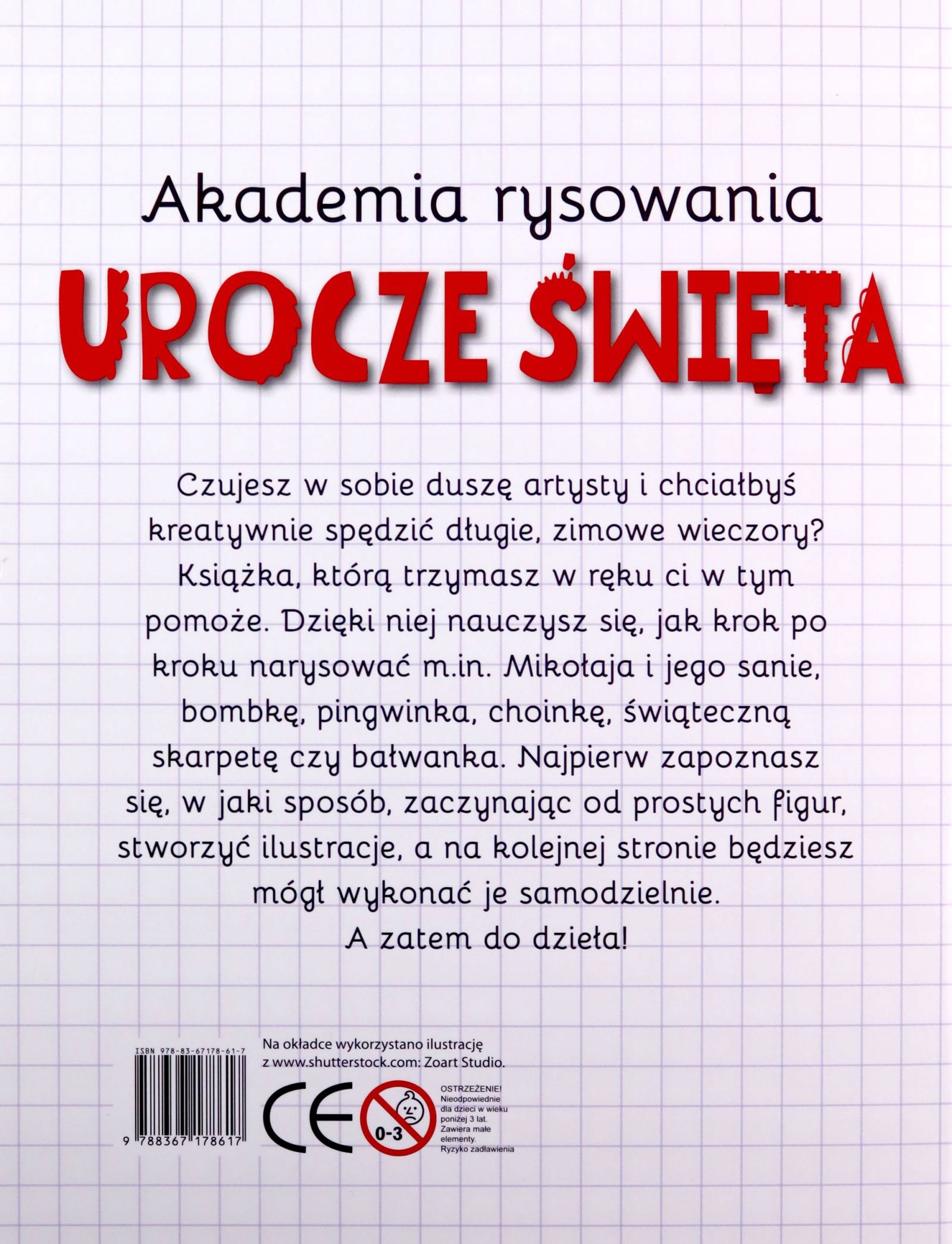 UROCZE ŚWIĘTA. AKADEMIA RYSOWANIA [KSIĄŻKA] Stan opakowania oryginalne