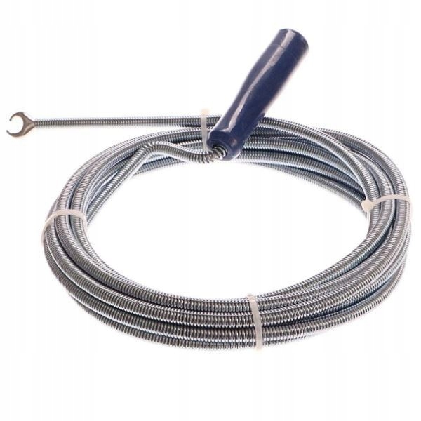 SPIRALA KANALIZACYJNA 9 MM * 10 MB ŻMIJKA SPRĘŻYNA