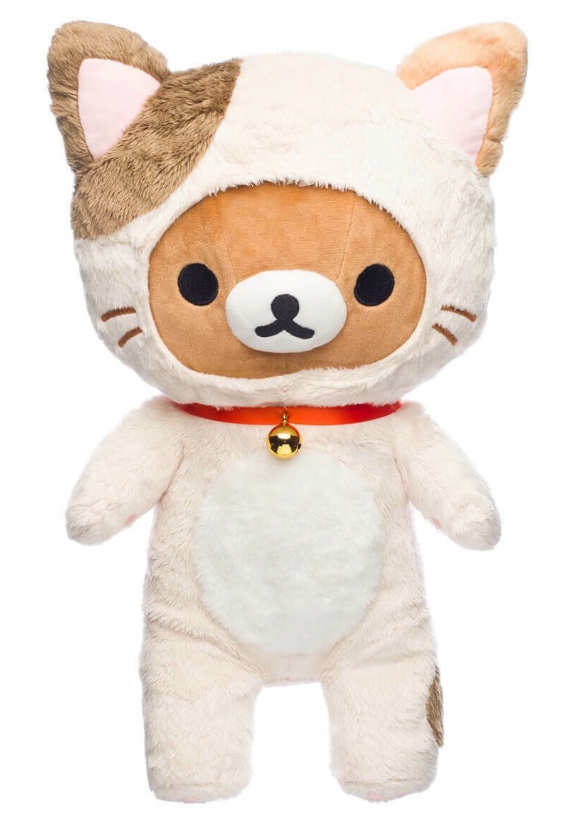 Rilakkuma Cat Medium Plush 38 Cm Plyšák Aqi