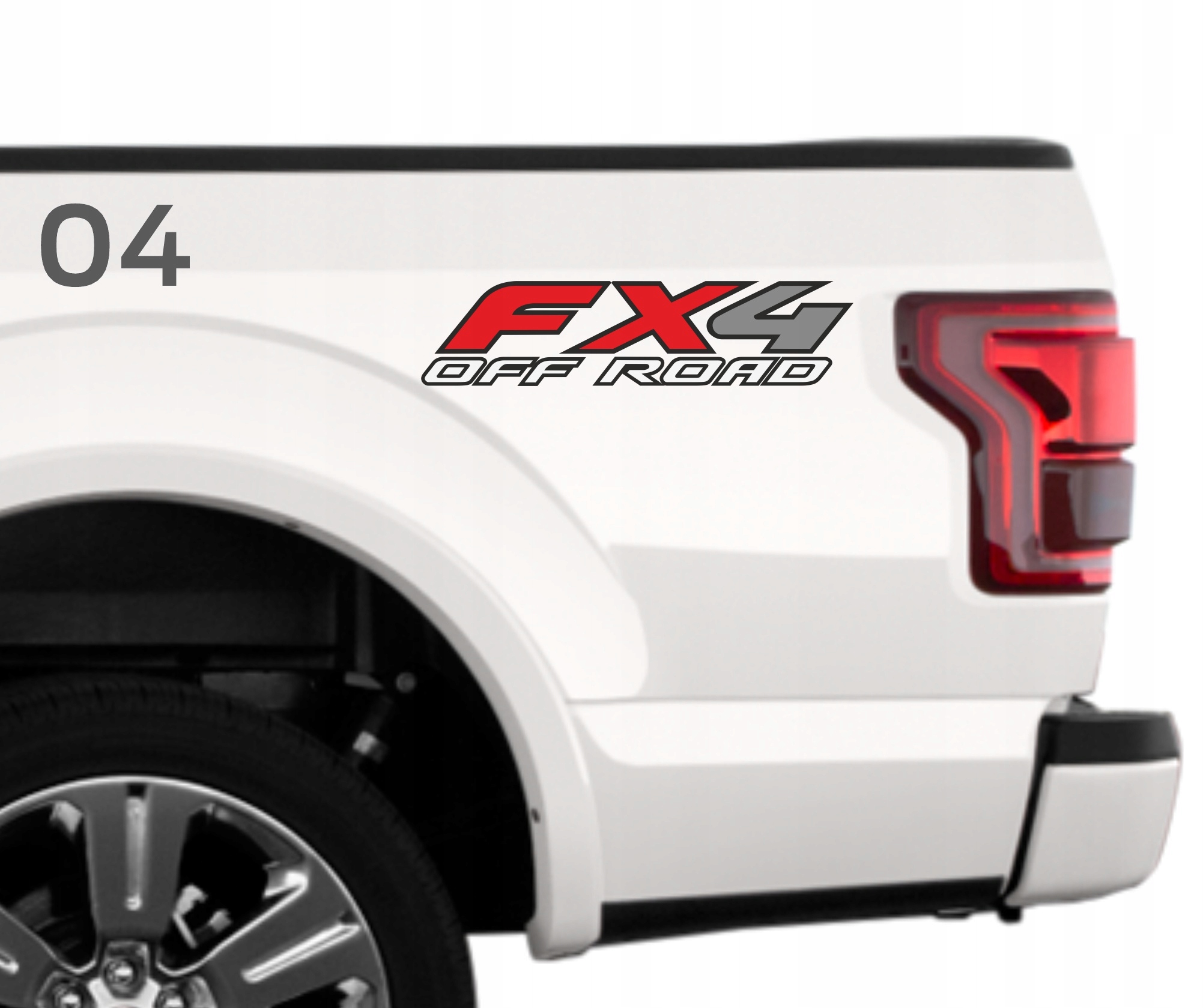 Samolepky na boky pro Ford F150 FX4 04