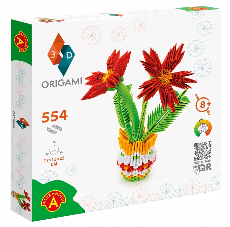 

Alexander Zestaw Kreatywny Origami 3D Kwiaty 2553
