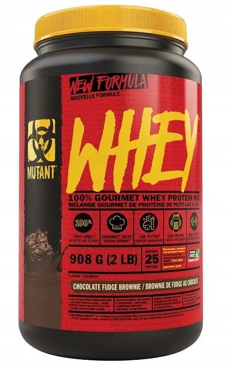 Mutant Whey Protein Chocolate Fudge Brownie prášek 908 g