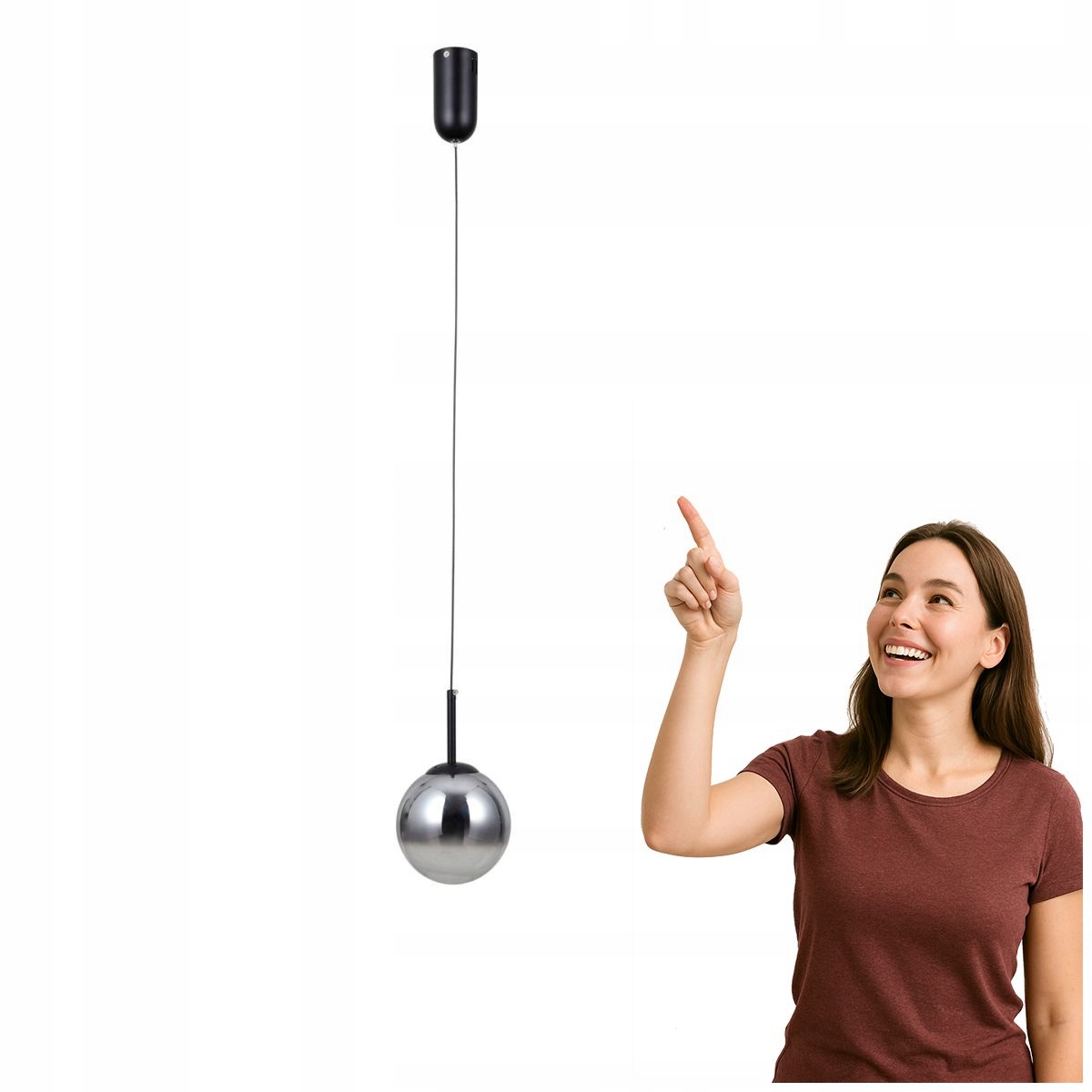 Závěsná Led lampa 5W Velada PND-34381-1-BK Italux