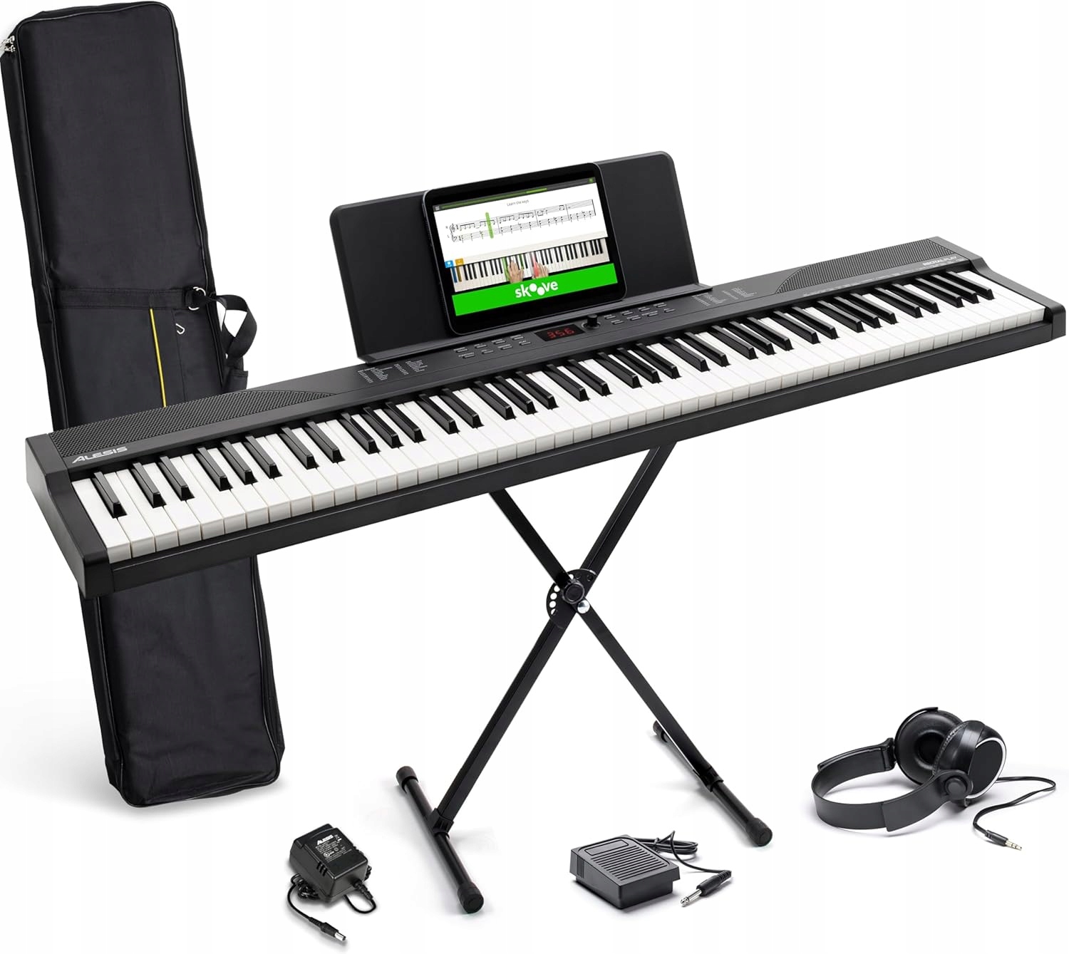 Alesis Recitalplay Digitální piano 88 kláves pro začátečníky Přenosné